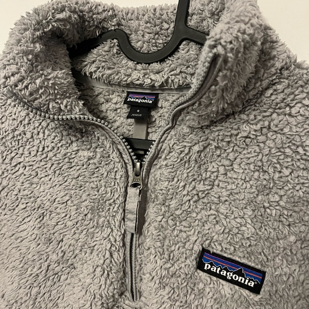 Patagonia Gray Sherpa Fleece Pullover image 2